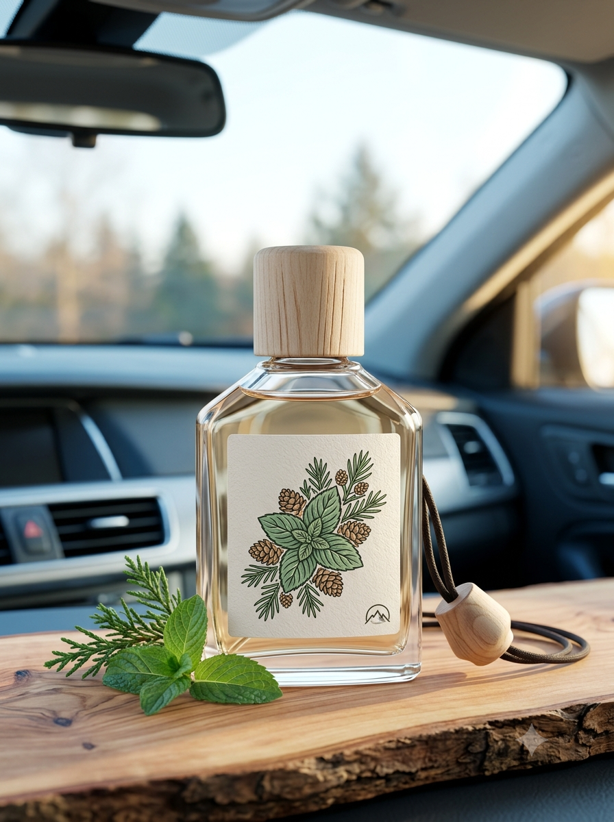 Peppermint & Cedar Car Perfume